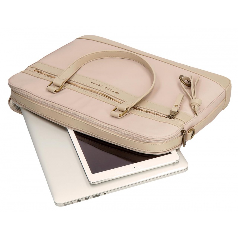Pepe Jeans Morgan Beige - Taška na notebook 15,6", 7926033 Pepe Jeans Morgan Beige - Taška na notebook 15,6", 7926033