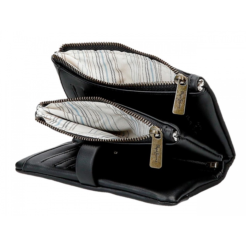 Pepe Jeans Morgan Black - Dámská peněženka, 7928331 Pepe Jeans Morgan Black - Dámská peněženka, 7928331