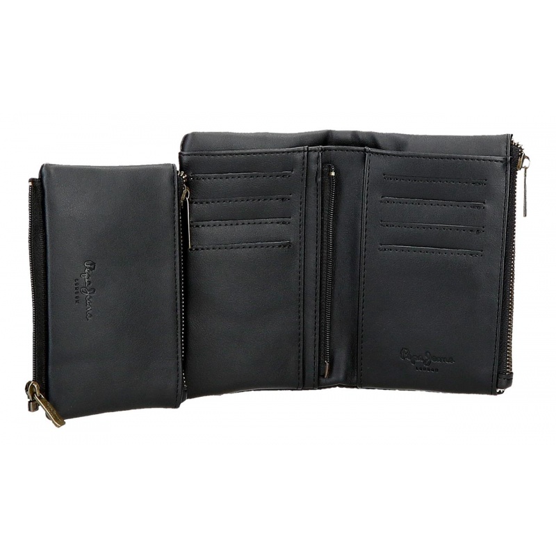 Pepe Jeans Morgan Black - Dámská peněženka, 7928331 Pepe Jeans Morgan Black - Dámská peněženka, 7928331