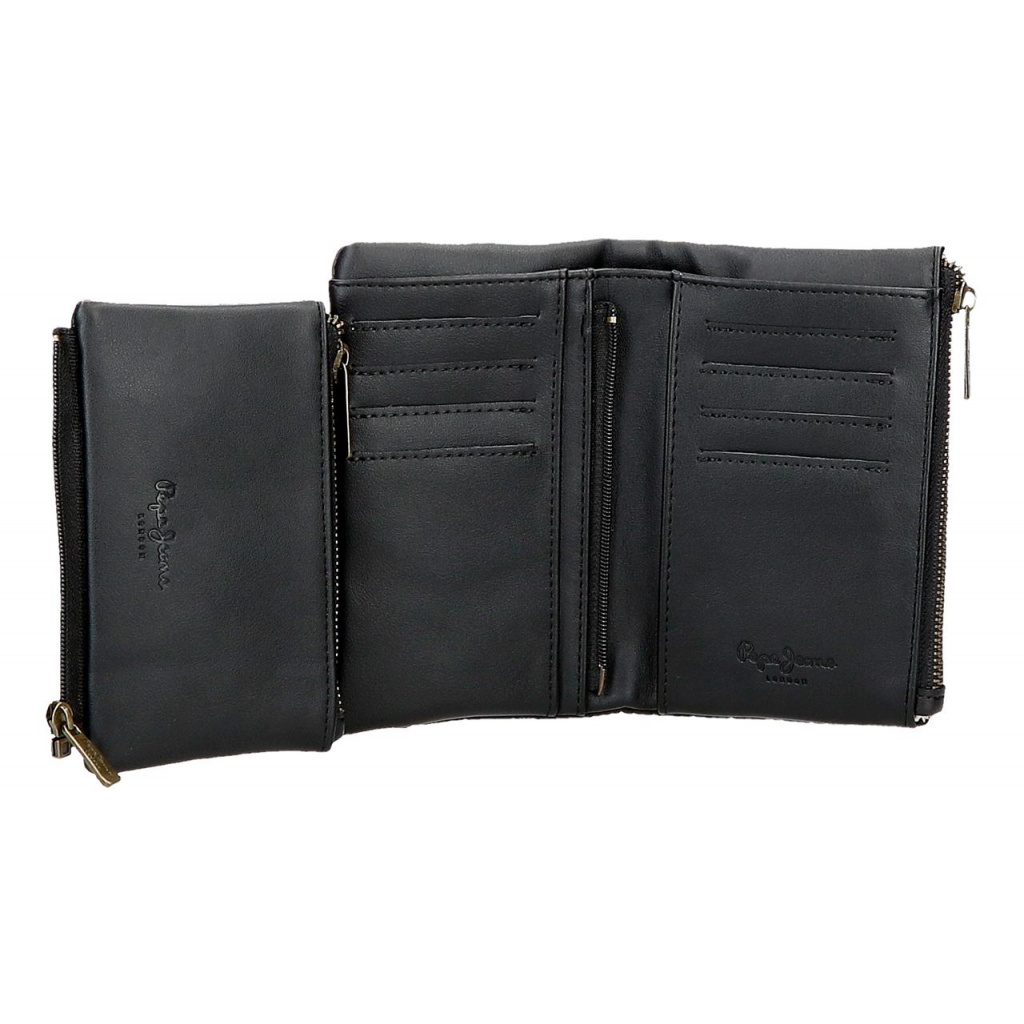 Pepe Jeans Morgan Black - Dámská peněženka, 7928331