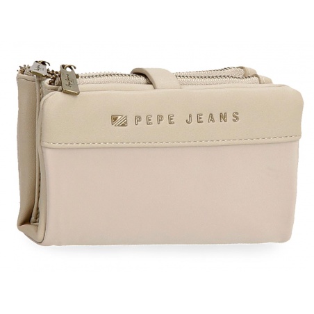 Pepe Jeans Morgan Beige - Dámská peněženka, 7928333