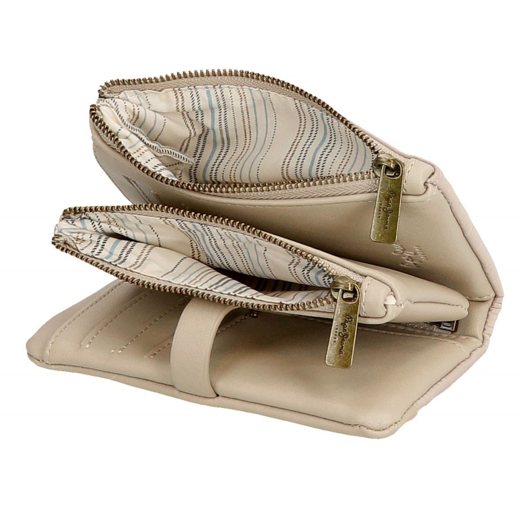 Pepe Jeans Morgan Beige - Dámská peněženka, 7928333