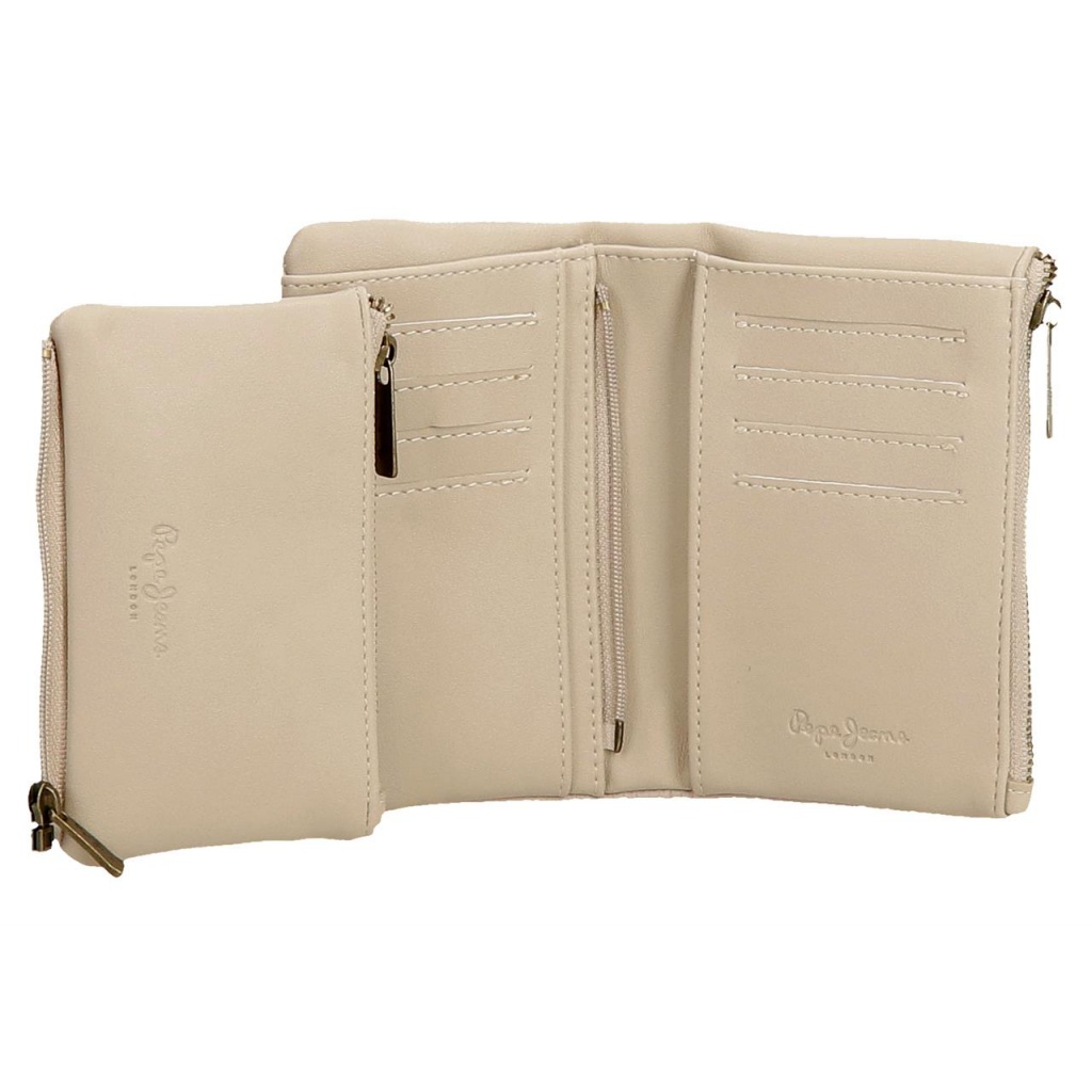 Pepe Jeans Morgan Beige - Dámská peněženka, 7928333