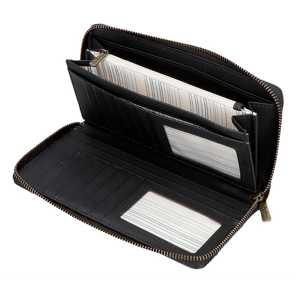 Pepe Jeans Morgan Black - Dámská peněženka, 7928531