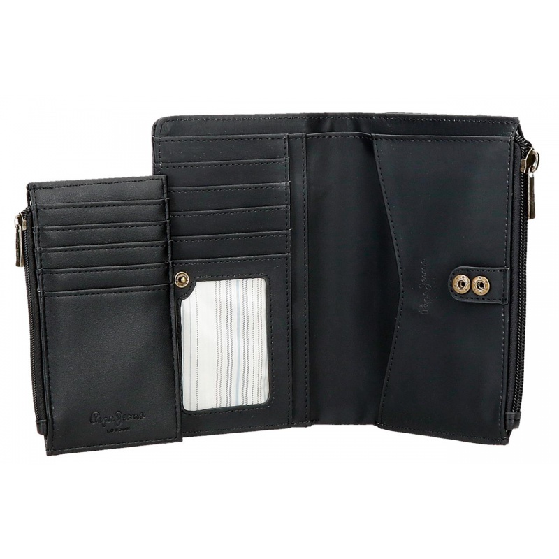 Pepe Jeans Morgan Black - Dámská peněženka, 7928631 Pepe Jeans Morgan Black - Dámská peněženka, 7928631