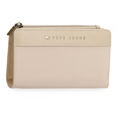 Pepe Jeans Morgan Beige - Dámská peněženka, 7928633