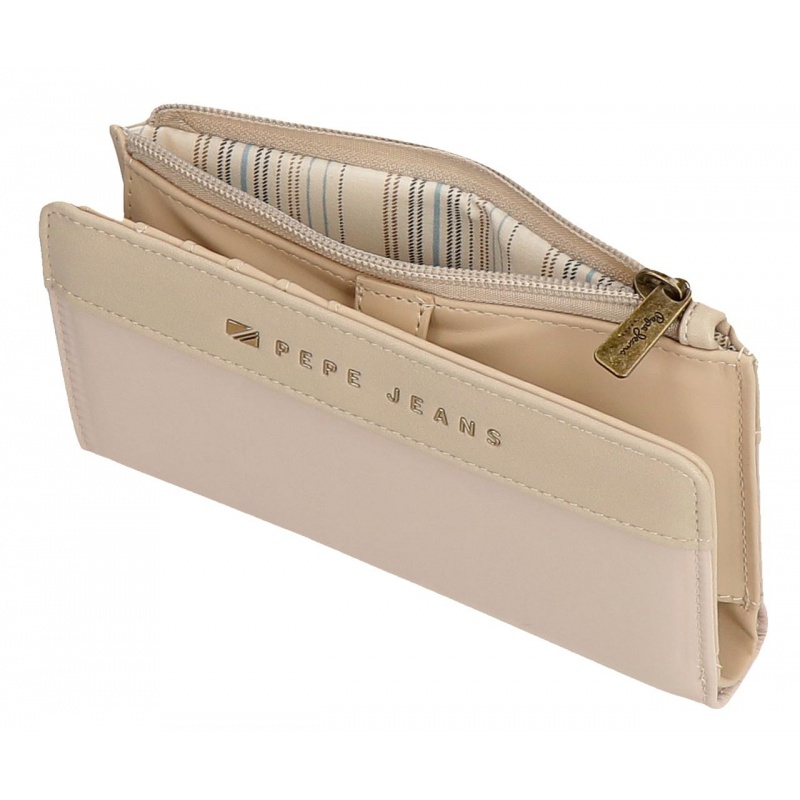 Pepe Jeans Morgan Beige - Dámska peňaženka, 7928633 Pepe Jeans Morgan Beige - Dámska peňaženka, 7928633