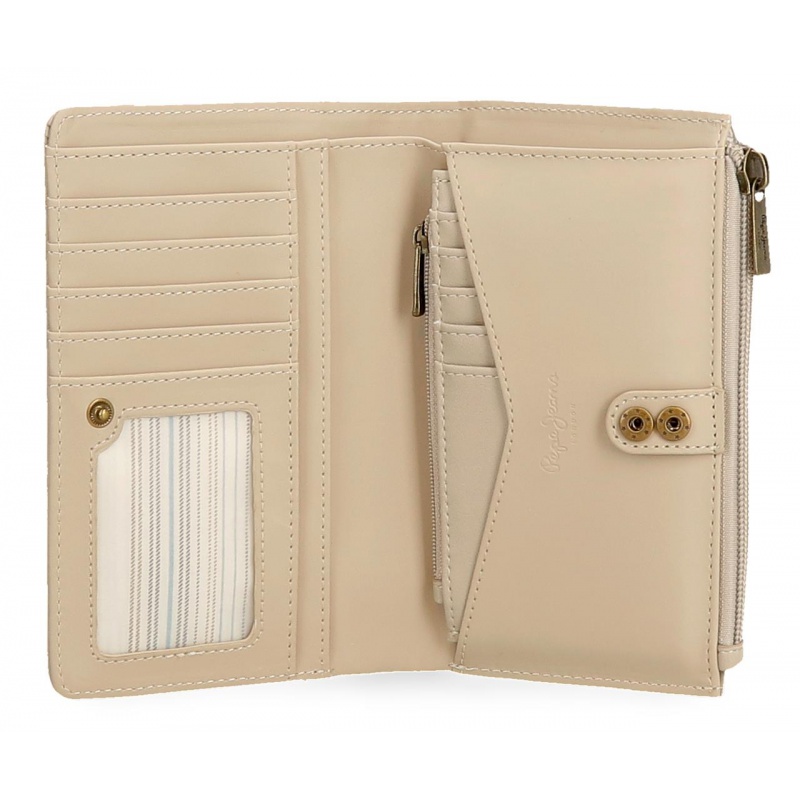 Pepe Jeans Morgan Beige - Dámska peňaženka, 7928633 Pepe Jeans Morgan Beige - Dámska peňaženka, 7928633