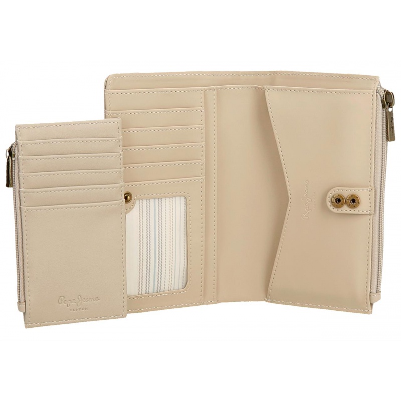 Pepe Jeans Morgan Beige - Dámska peňaženka, 7928633 Pepe Jeans Morgan Beige - Dámska peňaženka, 7928633