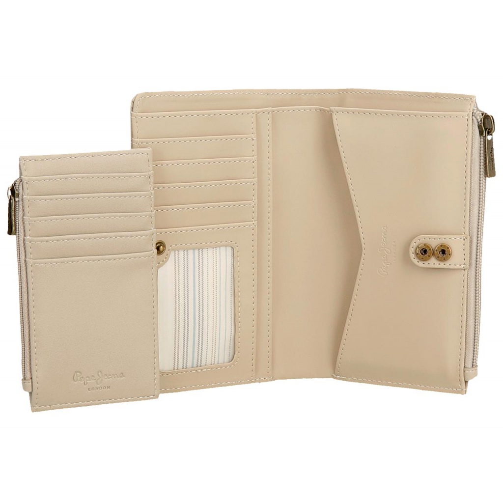 Pepe Jeans Morgan Beige - Dámska peňaženka, 7928633