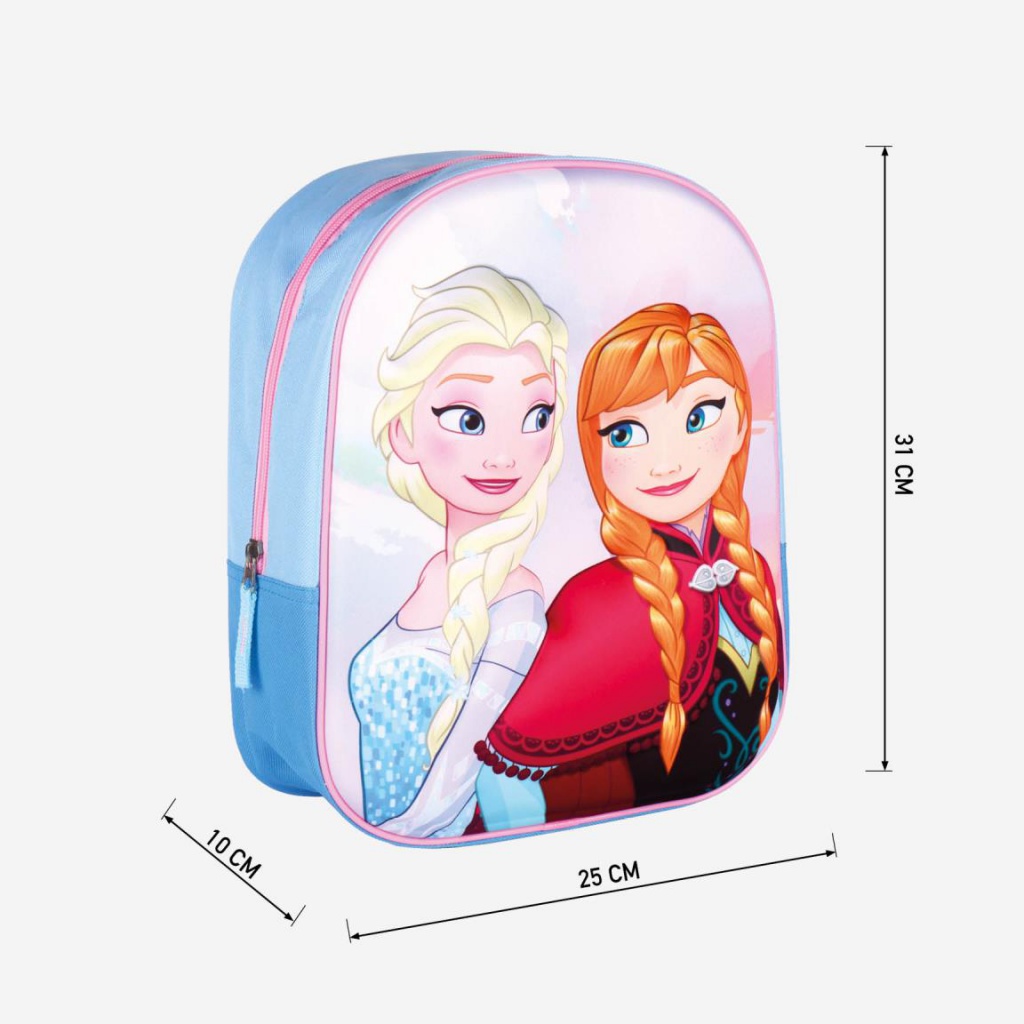 Dievčenský 3D batoh DISNEY FROZEN – rozprávkový batoh pre deti