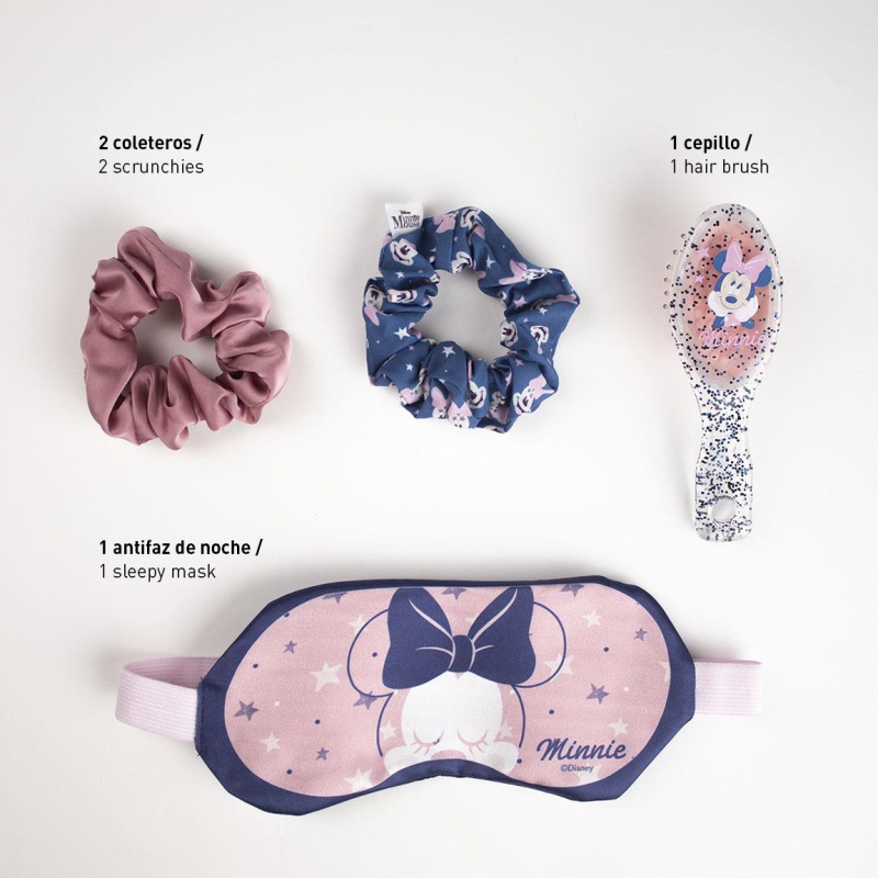 Beauty set MINNIE MOUSE (kefa, gumičky, maska na oči), 2500001924 Beauty set MINNIE MOUSE (kefa, gumičky, maska na oči), 2500001924