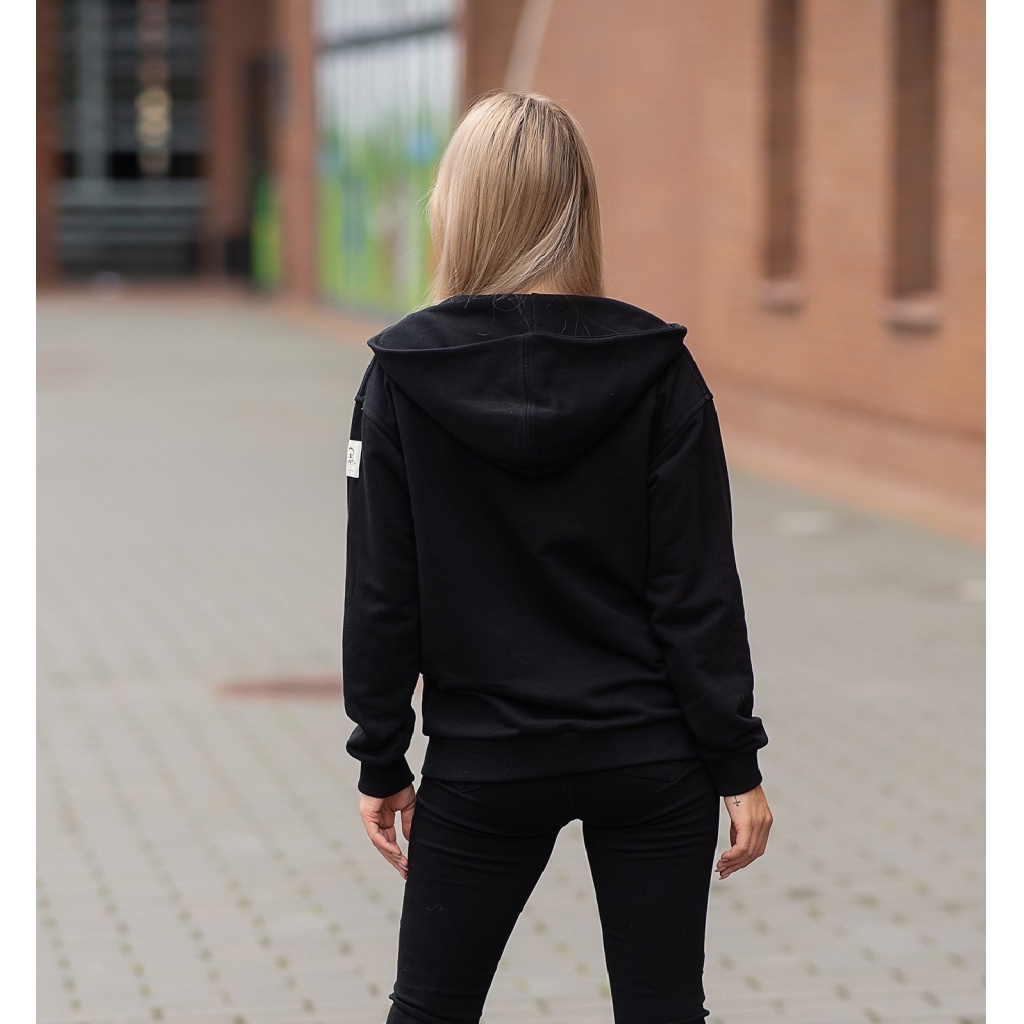 Dámská tepláková bunda Selin - Color : Black