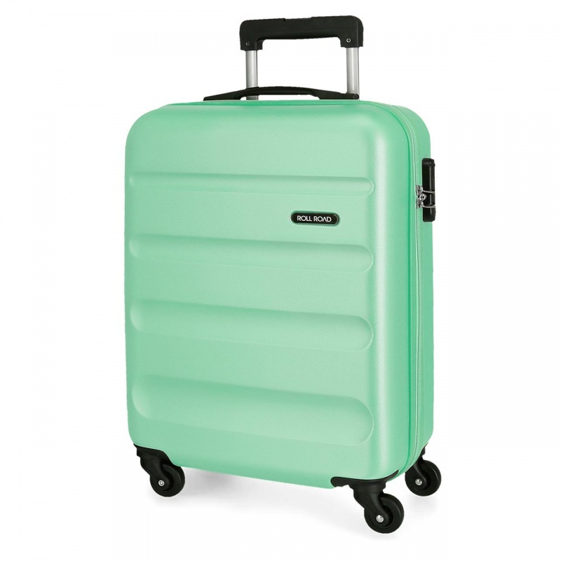 ROLL ROAD Flex Turquesa, ABS Cestovný kufor, 55x38x20cm, 35L – tyrkysový kufor ROLL ROAD Flex Turquesa, ABS Cestovný kufor, 55x38x20cm, 35L – tyrkysový kufor
