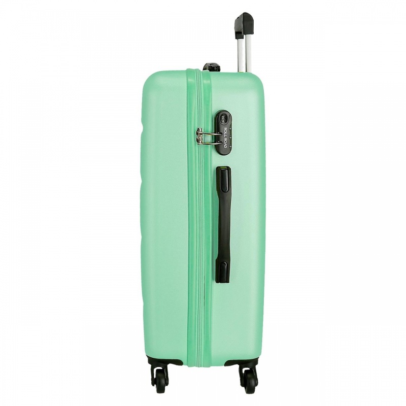 ROLL ROAD Flex Turquesa, Sada ABS cestovných kufrov, 55-65cm, 584956B ROLL ROAD Flex Turquesa, Sada ABS cestovných kufrov, 55-65cm, 584956B