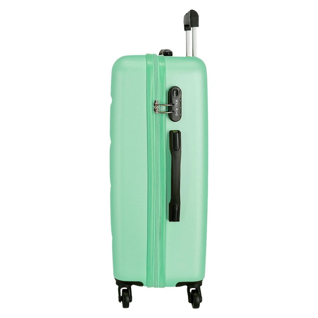 ROLL ROAD Flex Turquesa, Sada ABS cestovních kufrů, 55-65cm, 584956B