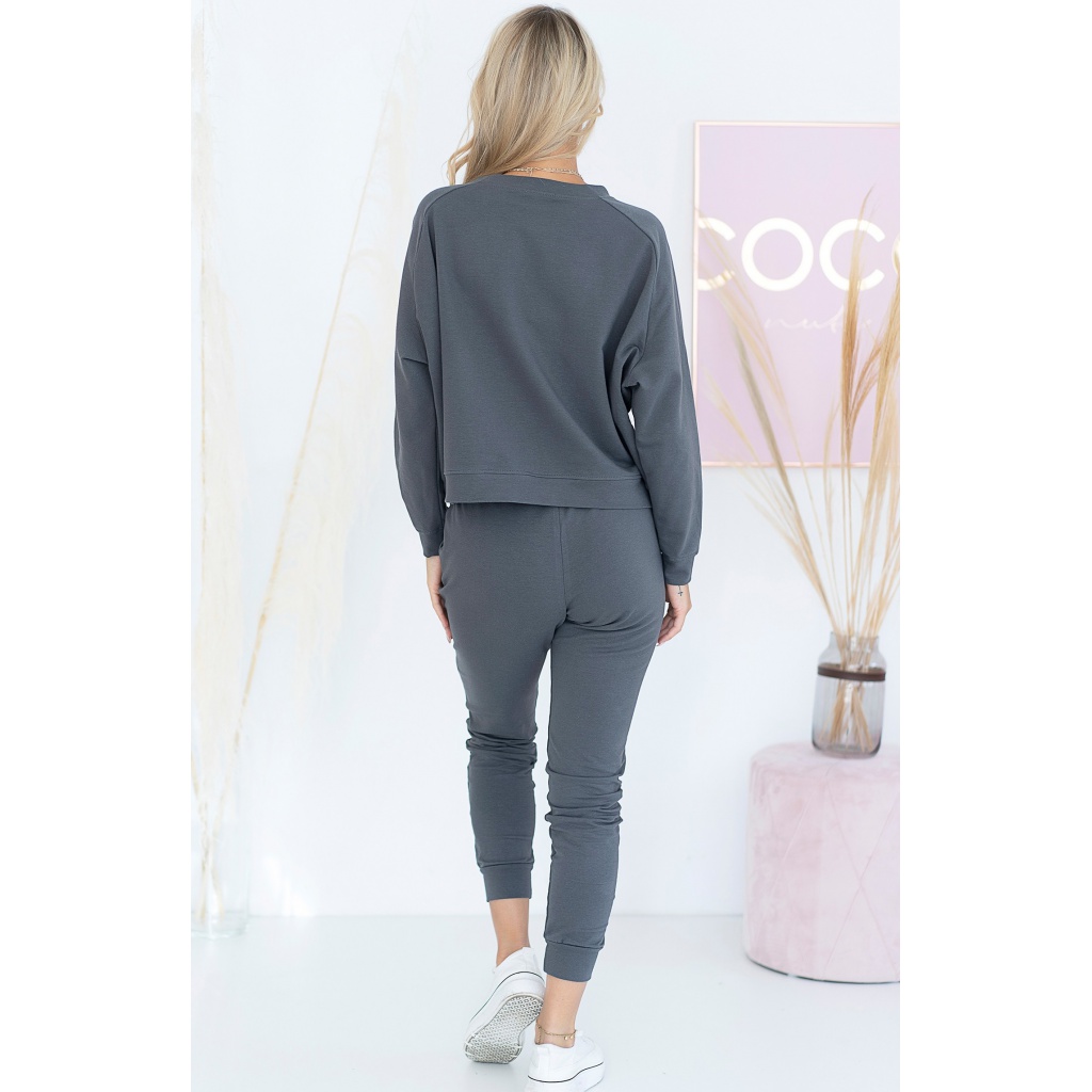 Dámské teplákové kalhoty Mia - Color : Fumo