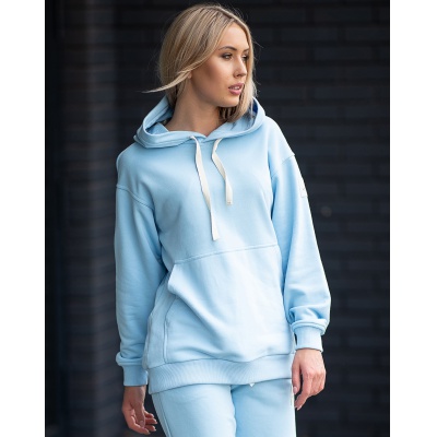 Dámska tepláková mikina hoody Alex - Color : Baby Blue Dámska tepláková mikina hoody Alex - Color : Baby Blue