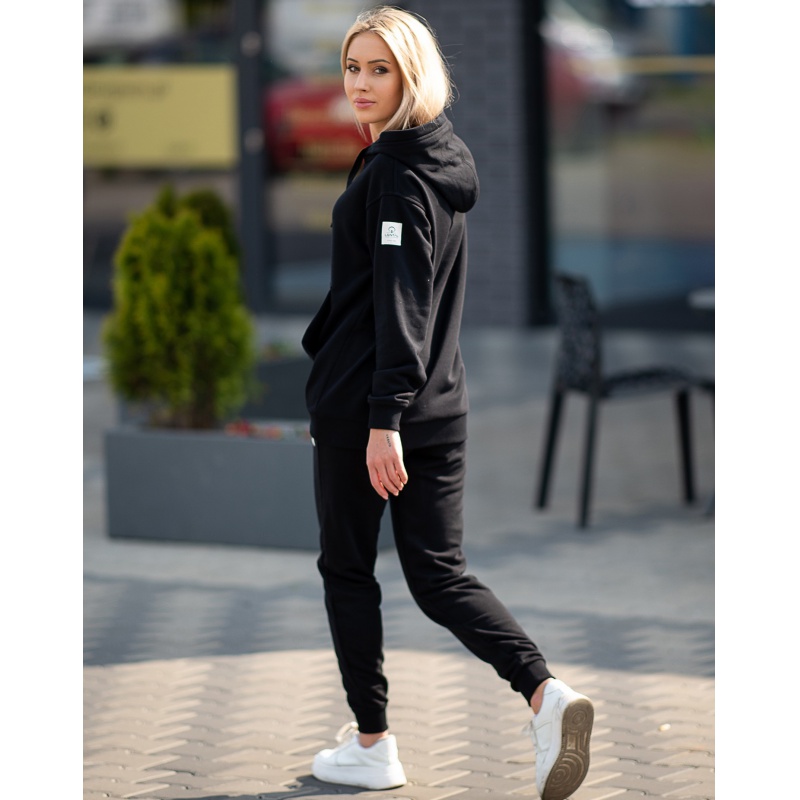 Dámska tepláková mikina hoody Alex - Color : Black Dámska tepláková mikina hoody Alex - Color : Black