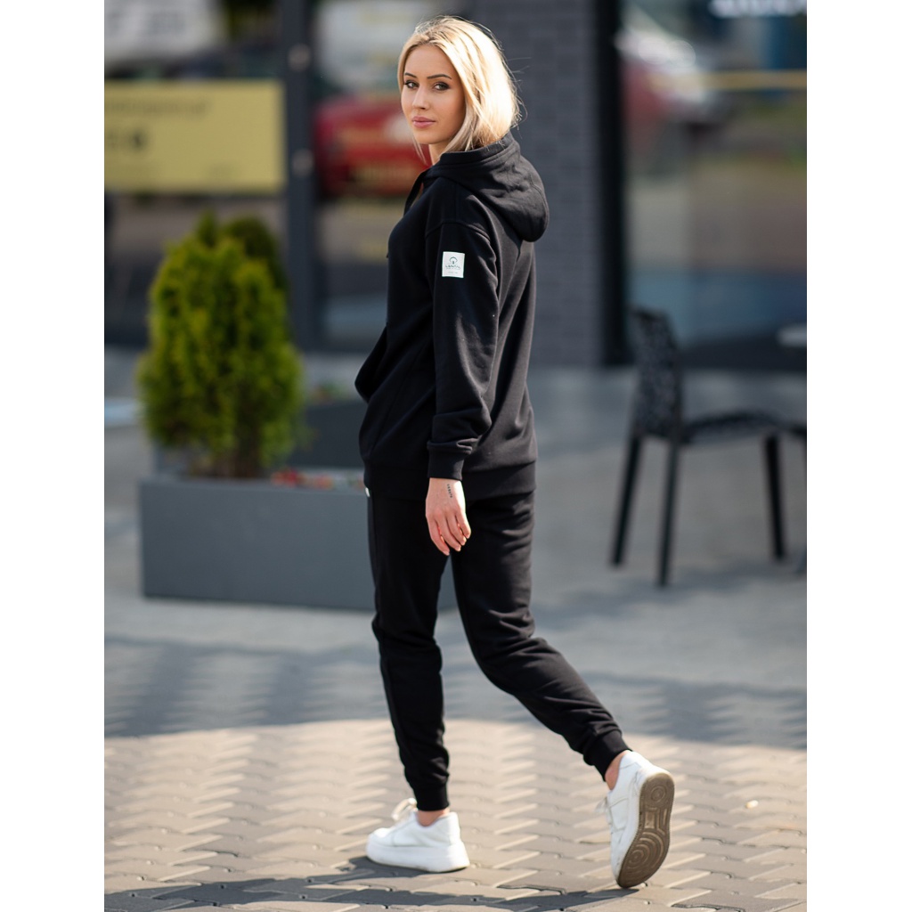 Dámske teplákové nohavice Tere - Color : Black