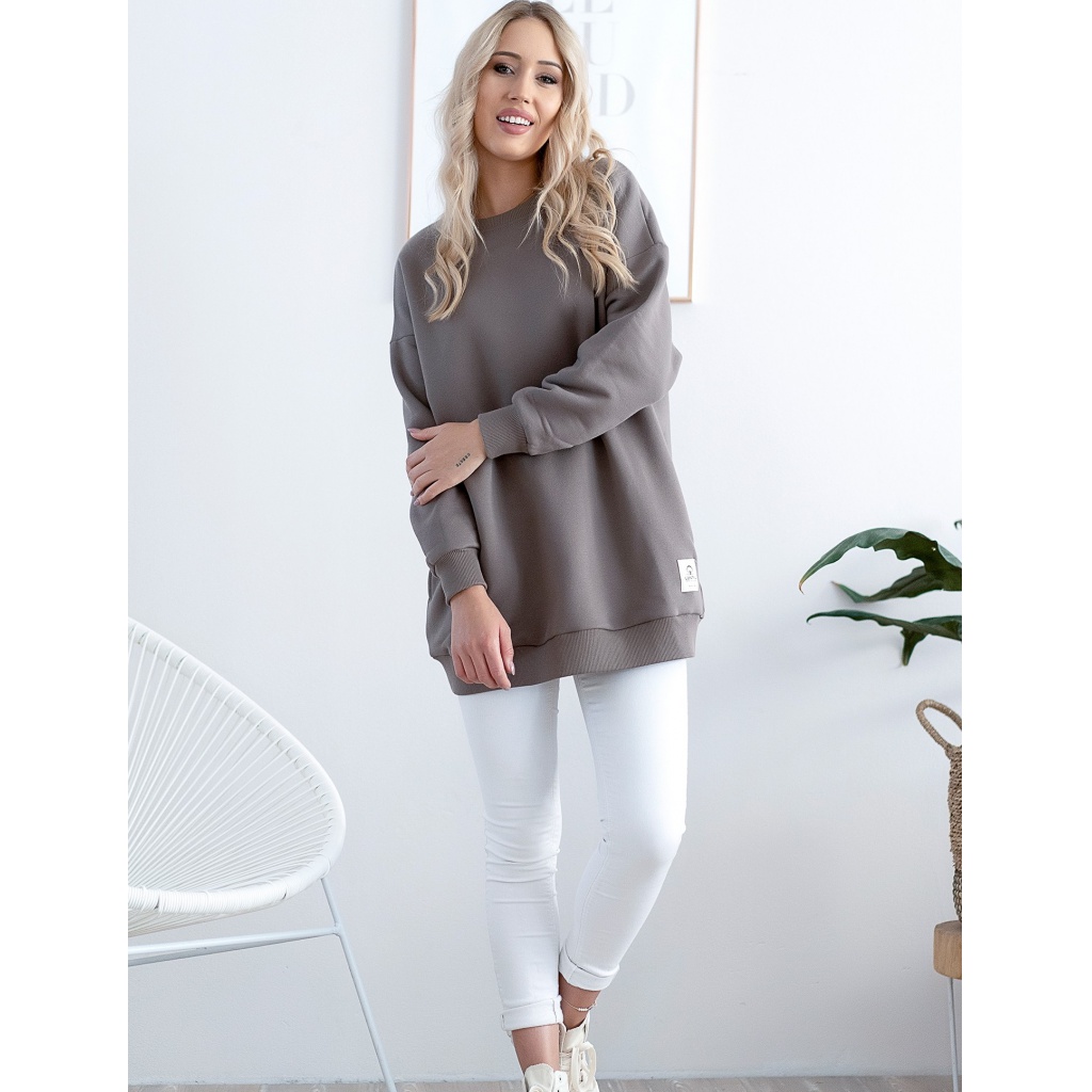 Dámská tepláková mikina Kana - Color : Fango