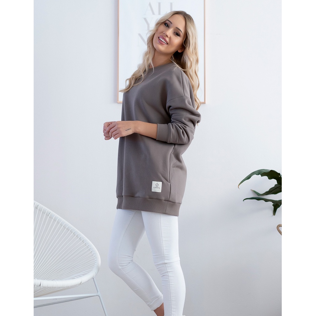 Dámská tepláková mikina Kana - Color : Fango