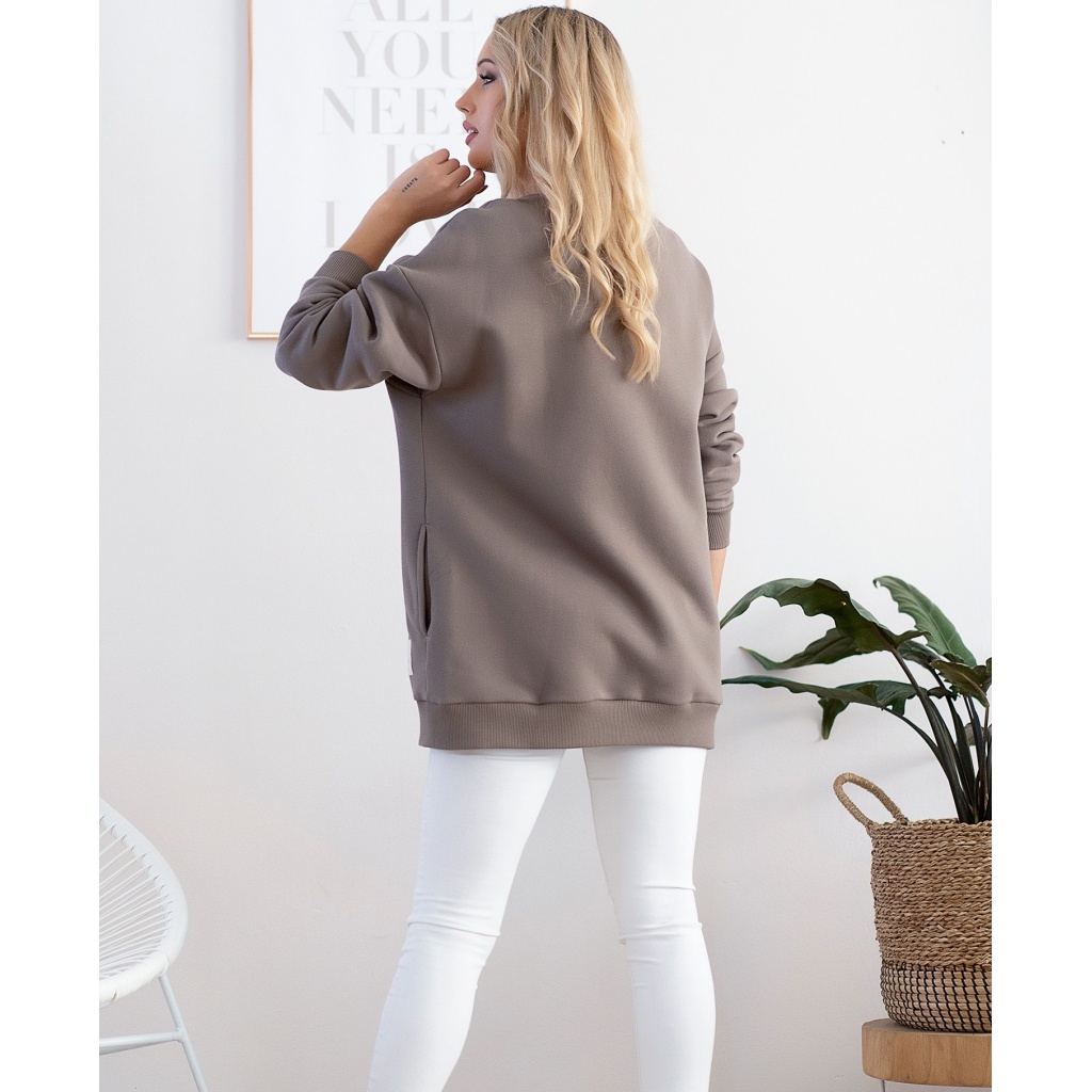 Dámská tepláková mikina Kana - Color : Fango