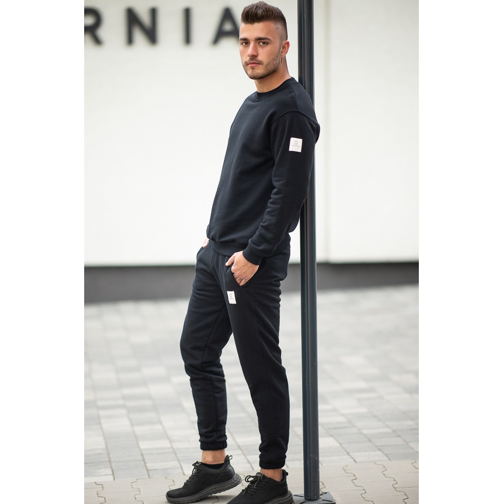 Pánske teplákové nohavice Ian - Color : Black