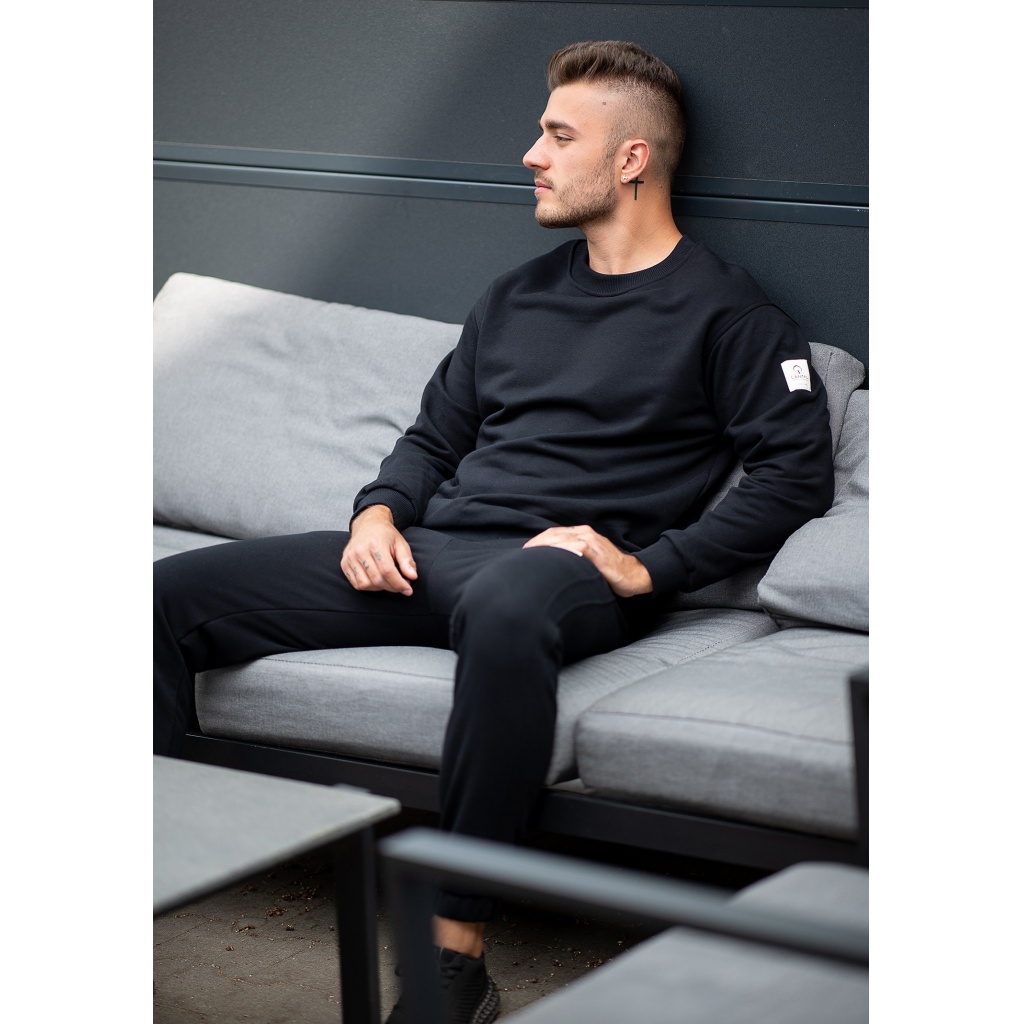 Pánske teplákové nohavice Ian - Color : Black