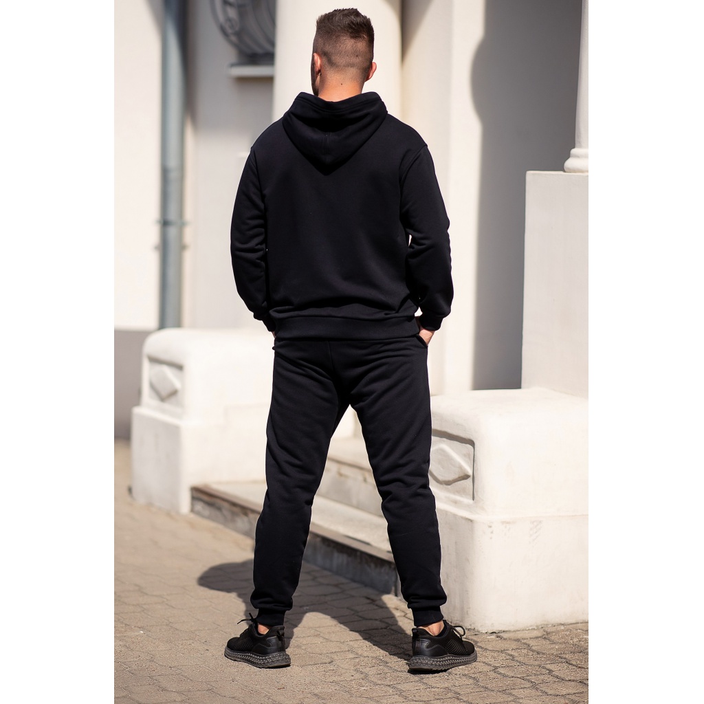 Pánská tepláková mikina hoody Alex - Color : Black