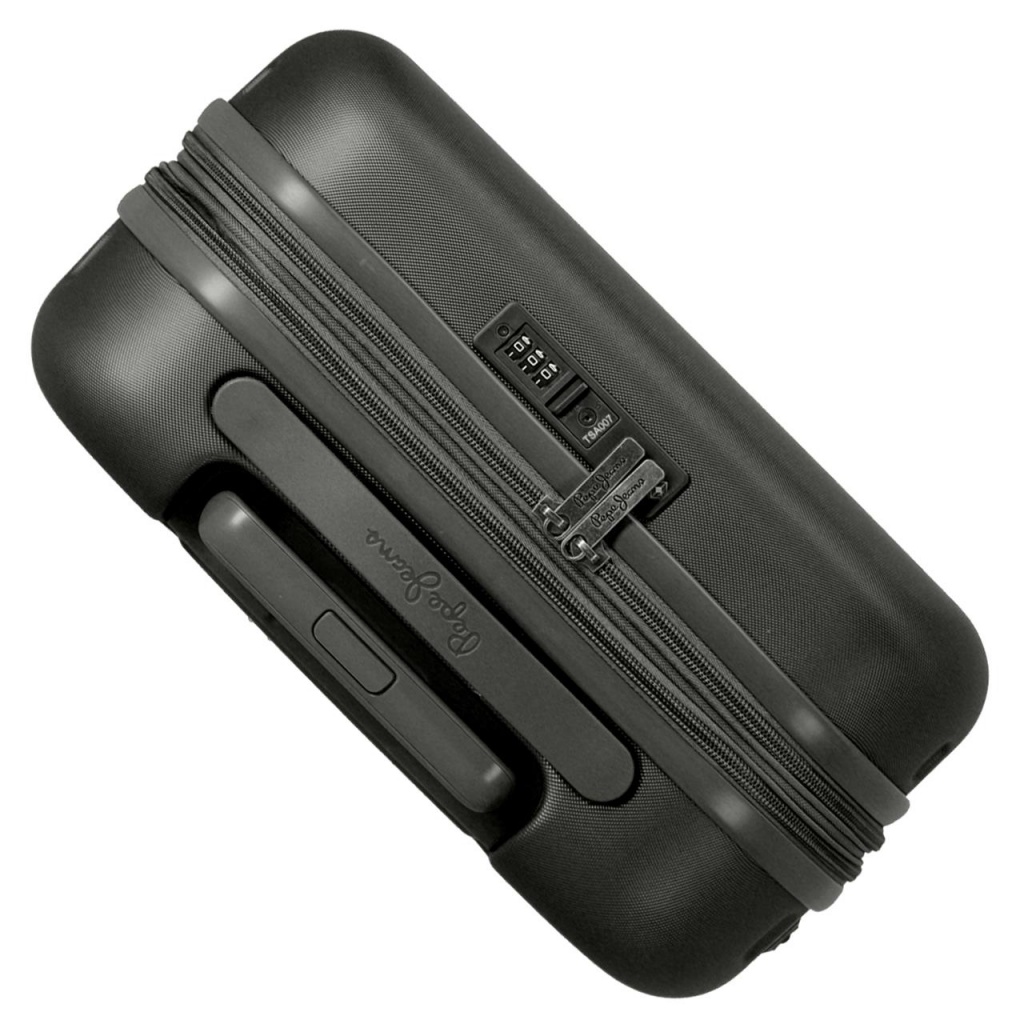 PEPE JEANS Highlight Negro, ABS Cestovní kufr, 55x40x20cm, 37L, 7688621 (small exp.)