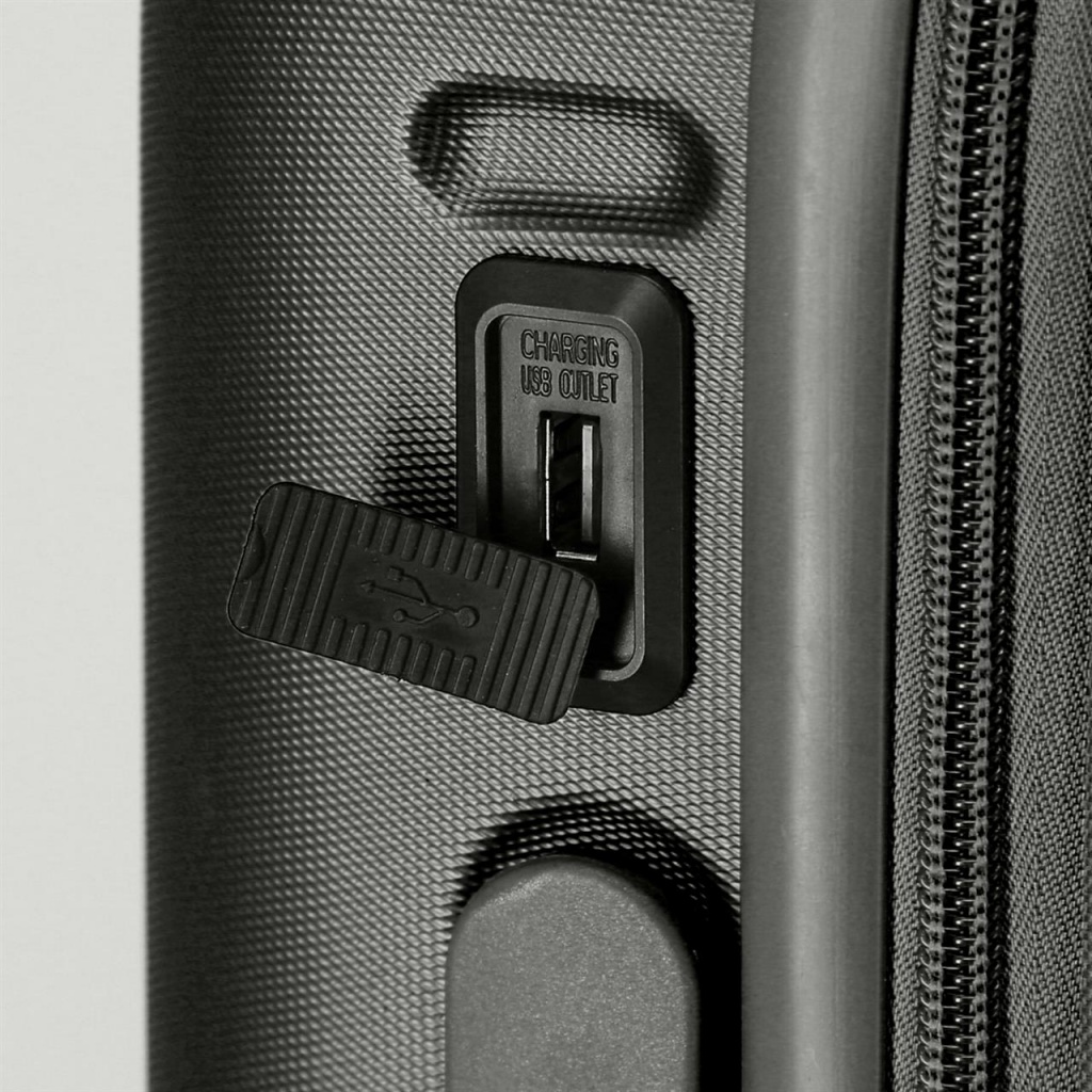 PEPE JEANS Highlight Negro, ABS Cestovní kufr, 55x40x20cm, 37L, 7688621 (small exp.)