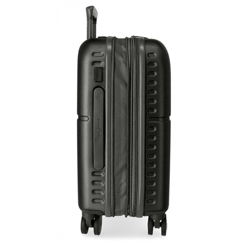 PEPE JEANS Highlight Negro, ABS Cestovní kufr, 55x40x20cm, 37L, 7688621 (small exp.)
