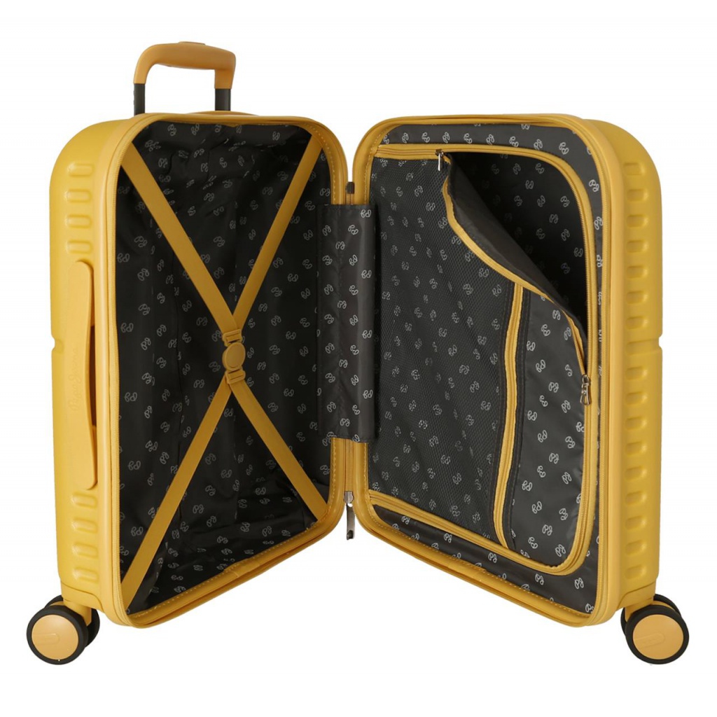 PEPE JEANS Highlight Ochre, ABS Cestovný kufor, 55x40x20cm, 37L, 7689123 (small)
