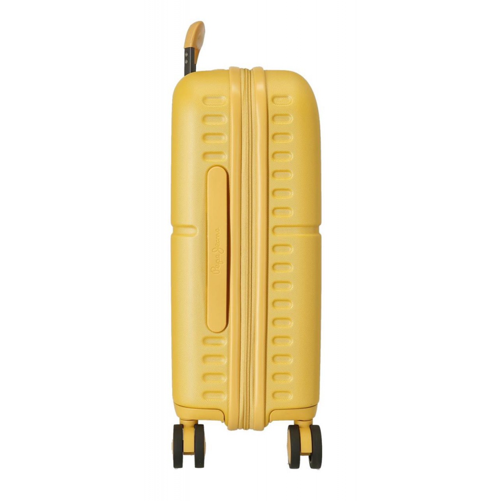 PEPE JEANS Highlight Ochre, Sada luxusných ABS cestovných kufrov 70cm/55cm, 7689523