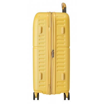 PEPE JEANS Highlight Ochre, Sada luxusných ABS cestovných kufrov 70cm/55cm, 7689523 PEPE JEANS Highlight Ochre, Sada luxusných ABS cestovných kufrov 70cm/55cm, 7689523