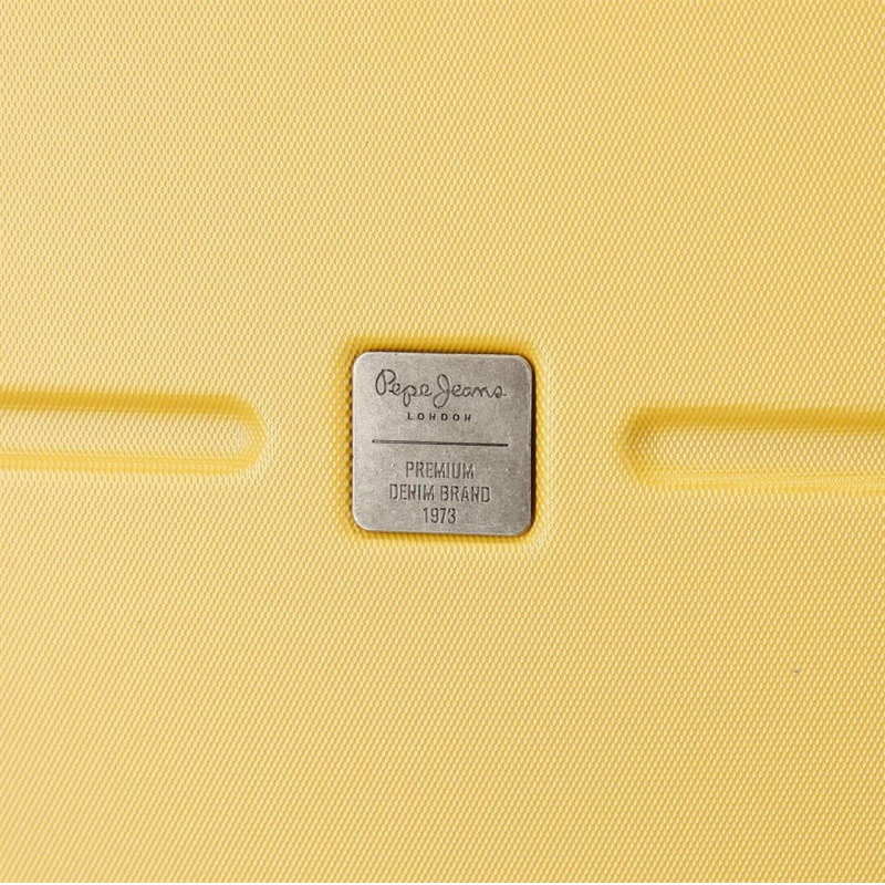PEPE JEANS Highlight Ochre, Sada luxusných ABS cestovných kufrov 70cm/55cm, 7689523 PEPE JEANS Highlight Ochre, Sada luxusných ABS cestovných kufrov 70cm/55cm, 7689523