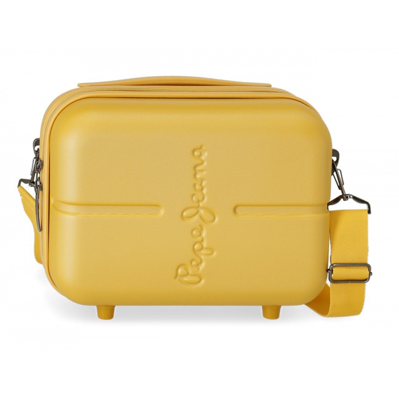 PEPE JEANS Highlight Ochre, Cestovný kozmetický kufrík, 21x29x15cm, 7683923 PEPE JEANS Highlight Ochre, Cestovný kozmetický kufrík, 21x29x15cm, 7683923
