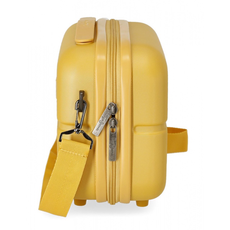 PEPE JEANS Highlight Ochre, Cestovný kozmetický kufrík, 21x29x15cm, 7683923 PEPE JEANS Highlight Ochre, Cestovný kozmetický kufrík, 21x29x15cm, 7683923