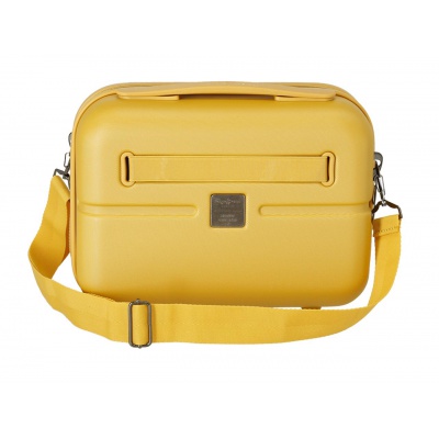 PEPE JEANS Highlight Ochre, Cestovný kozmetický kufrík, 21x29x15cm, 7683923 PEPE JEANS Highlight Ochre, Cestovný kozmetický kufrík, 21x29x15cm, 7683923