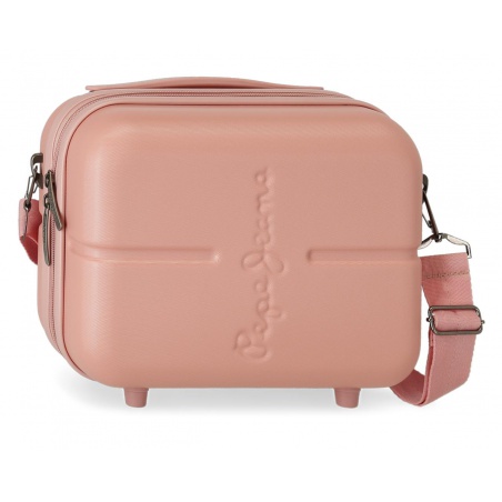 PEPE JEANS Highlight Rosa Claro, Cestovný kozmetický kufrík, 21x29x15cm, 7683924