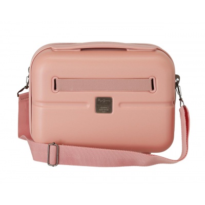 PEPE JEANS Highlight Rosa Claro, Cestovný kozmetický kufrík, 21x29x15cm, 7683924 PEPE JEANS Highlight Rosa Claro, Cestovný kozmetický kufrík, 21x29x15cm, 7683924
