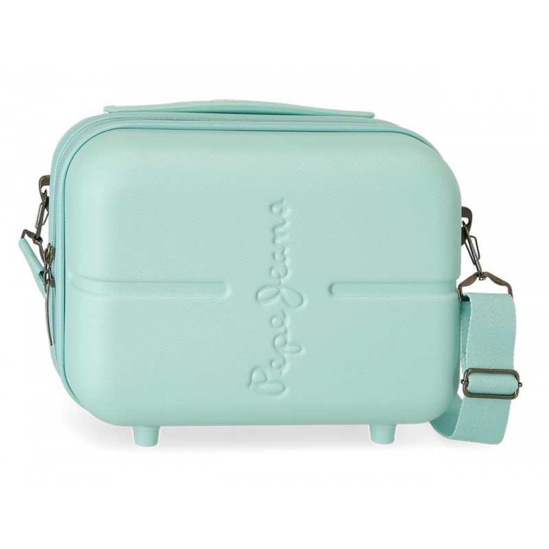 PEPE JEANS Highlight Turquesa, Cestovný kozmetický kufrík, 21x29x15cm, 7683925 PEPE JEANS Highlight Turquesa, Cestovný kozmetický kufrík, 21x29x15cm, 7683925