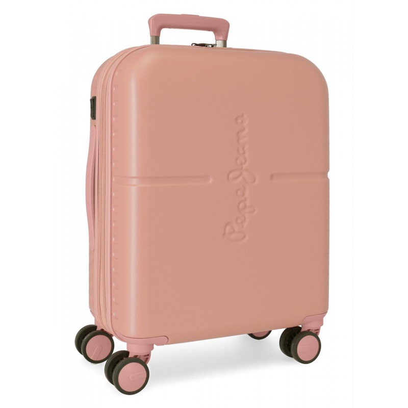 PEPE JEANS Highlight Rosa Claro, ABS Cestovný kufor, 55x40x20cm, 37L, 7688624 (small exp.) PEPE JEANS Highlight Rosa Claro, ABS Cestovný kufor, 55x40x20cm, 37L, 7688624 (small exp.)