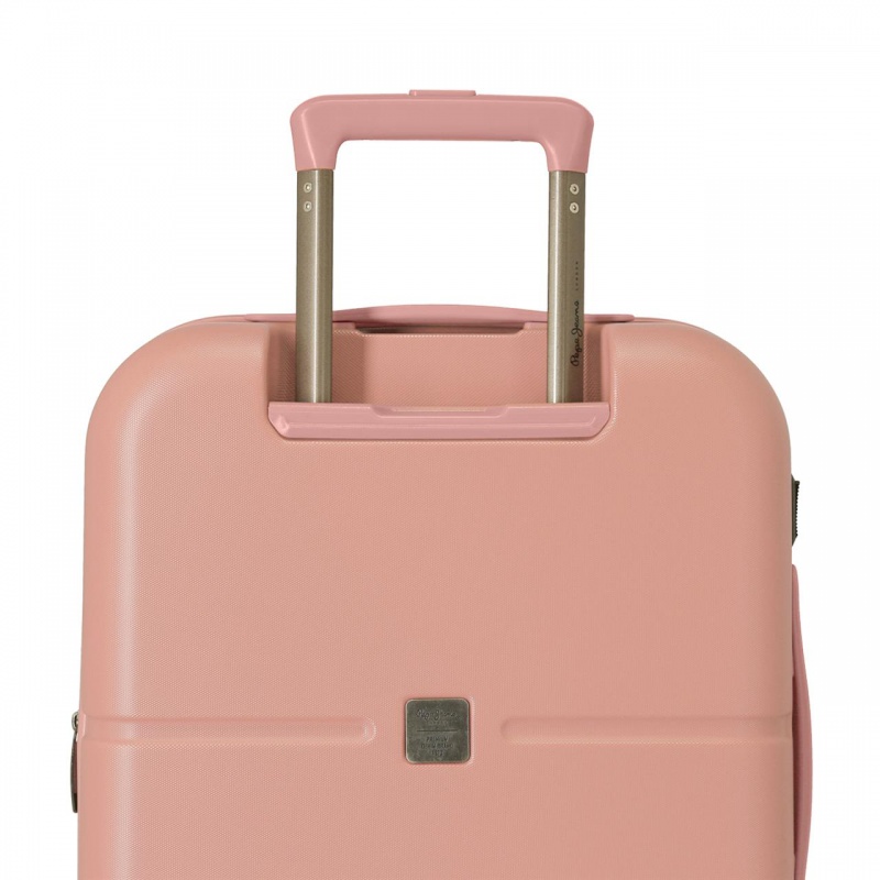 PEPE JEANS Highlight Rosa Claro, ABS Cestovní kufr, 55x40x20cm, 37L, 7688624 (small exp.)