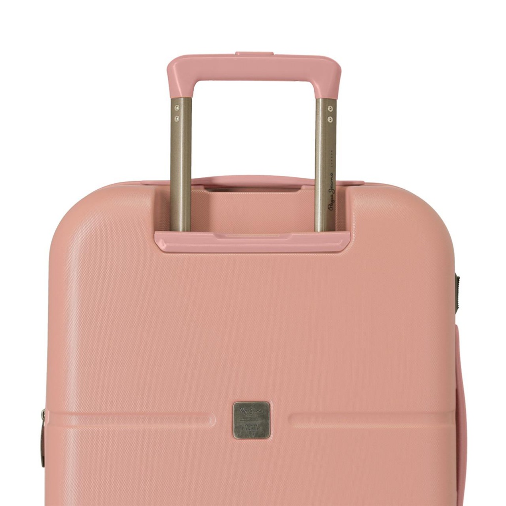 PEPE JEANS Highlight Rosa Claro, ABS Cestovný kufor, 55x40x20cm, 37L, 7688624 (small exp.)
