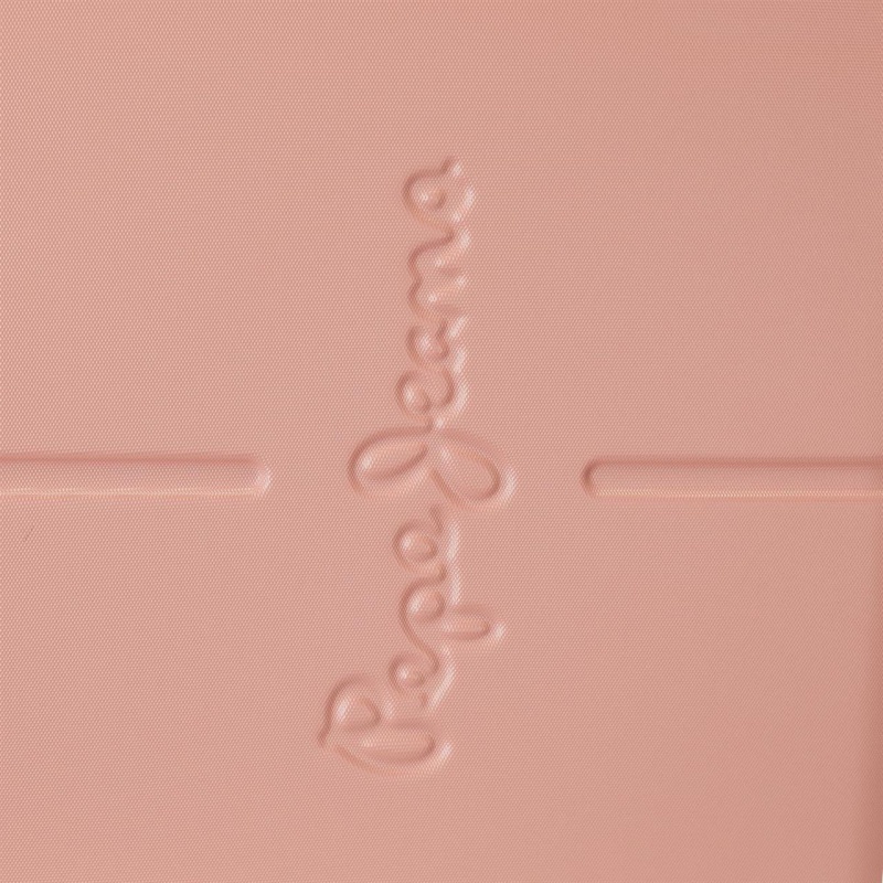 PEPE JEANS Highlight Rosa Claro, ABS Cestovní kufr, 55x40x20cm, 37L, 7688624 (small exp.)