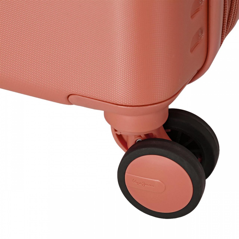 PEPE JEANS Highlight Terracota – Cestovný kufor 55×40×20 cm, 37 L (príručná batožina s expanderom)