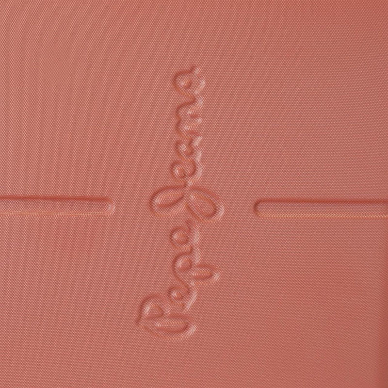 PEPE JEANS Highlight Terracota – Cestovný kufor 55×40×20 cm, 37 L (príručná batožina s expanderom)