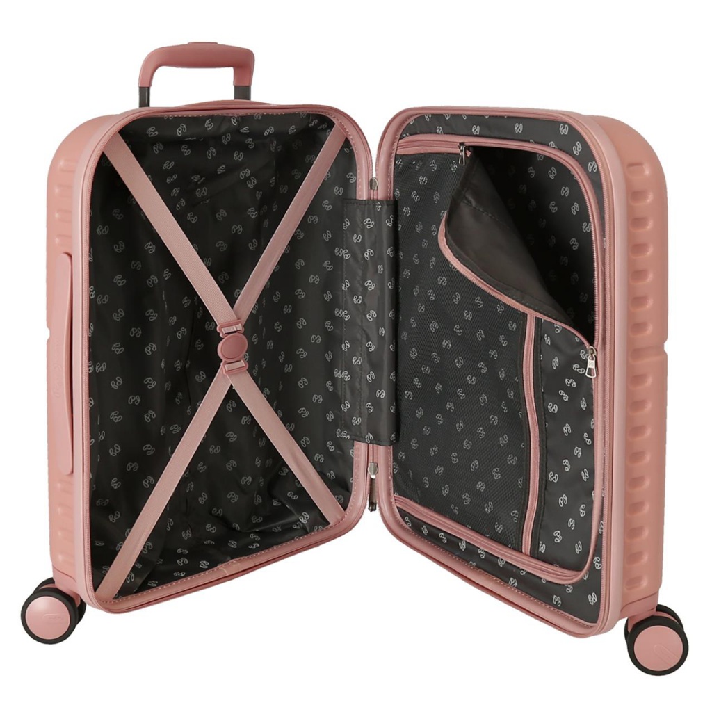 PEPE JEANS Highlight Rosa Claro – Cestovný kufor 55×40×20 cm, 37 L (príručná batožina)